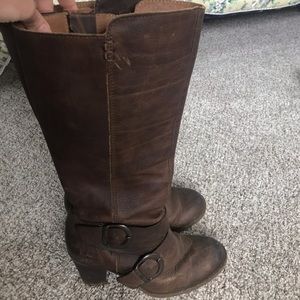 Born Brown Leather boots size 7